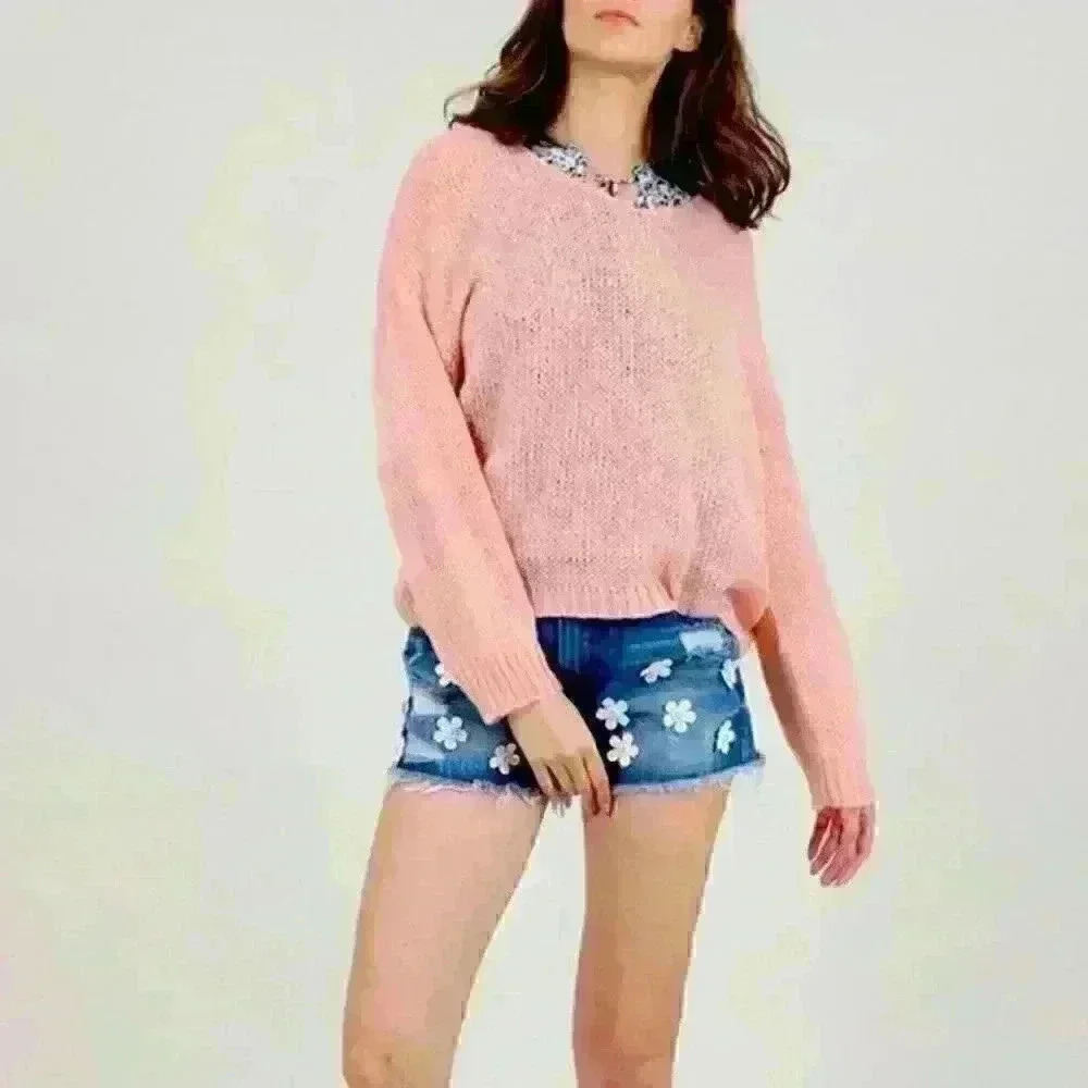Molly Bracken Pink Knitted Sweater